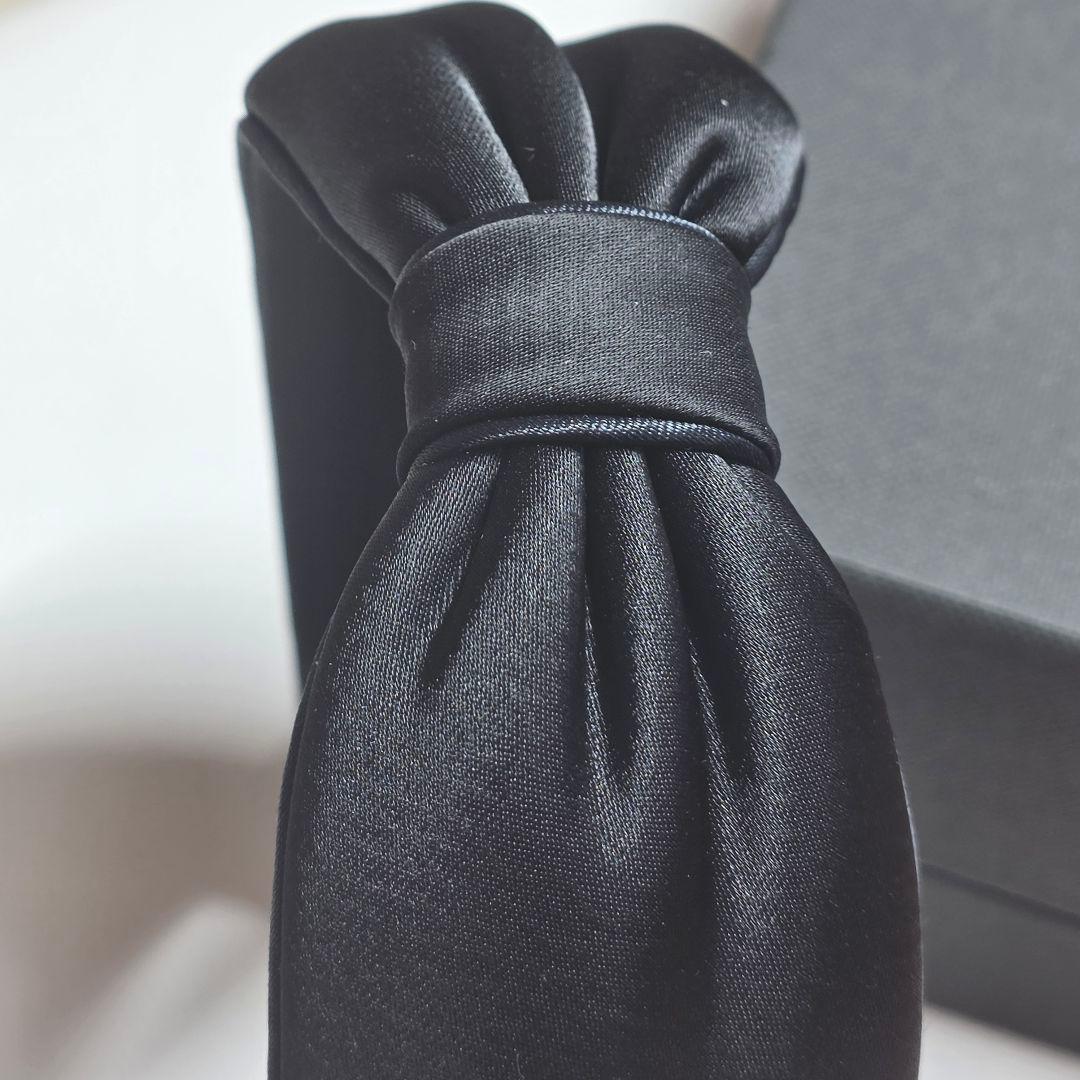 極美品✨️ ALEXANDRE DE PARIS　リボンカチューシャ　ブラック