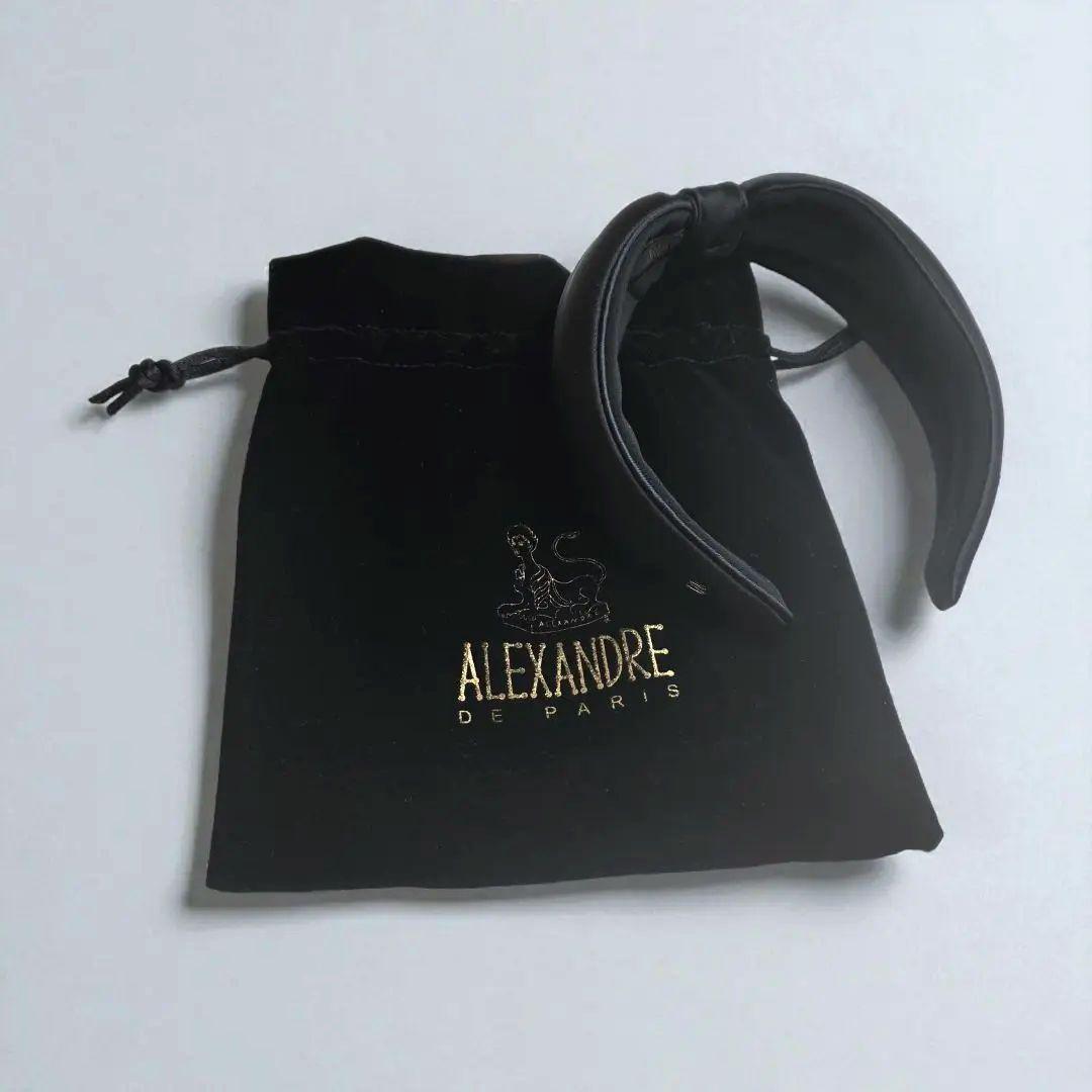 極美品✨️ ALEXANDRE DE PARIS　リボンカチューシャ　ブラック