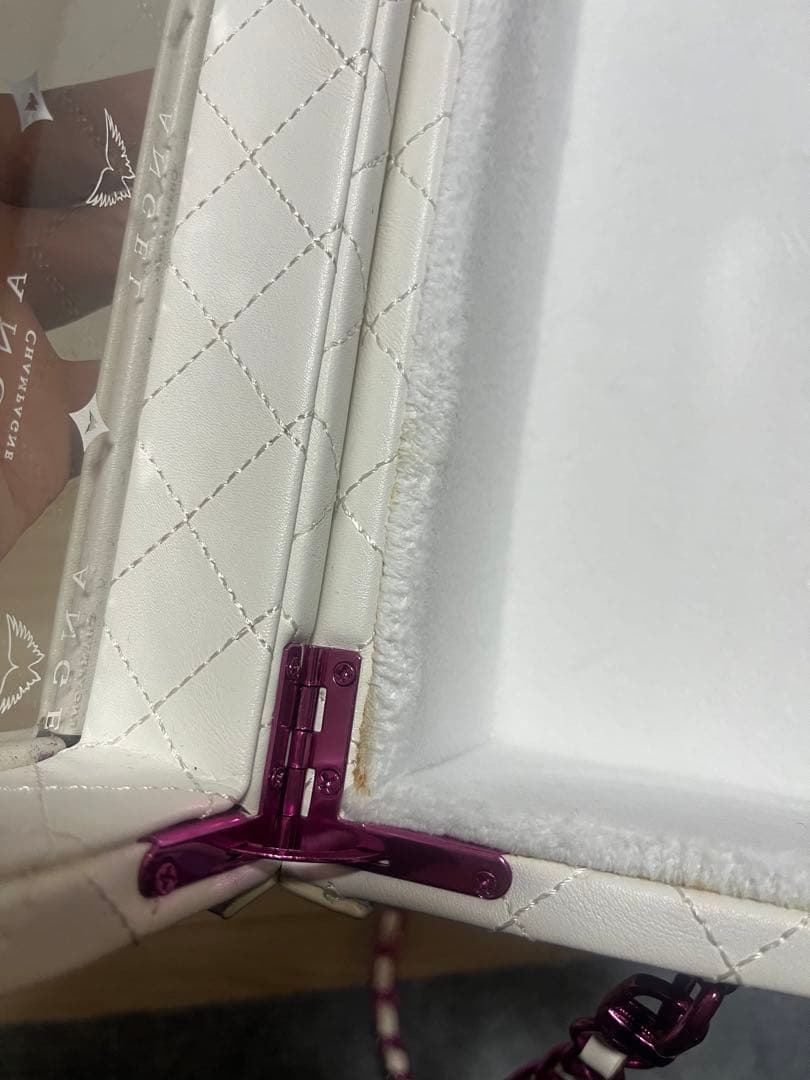 エンジェルシャンパン　サマーイエロー&バレンタイン　空瓶＋ケース