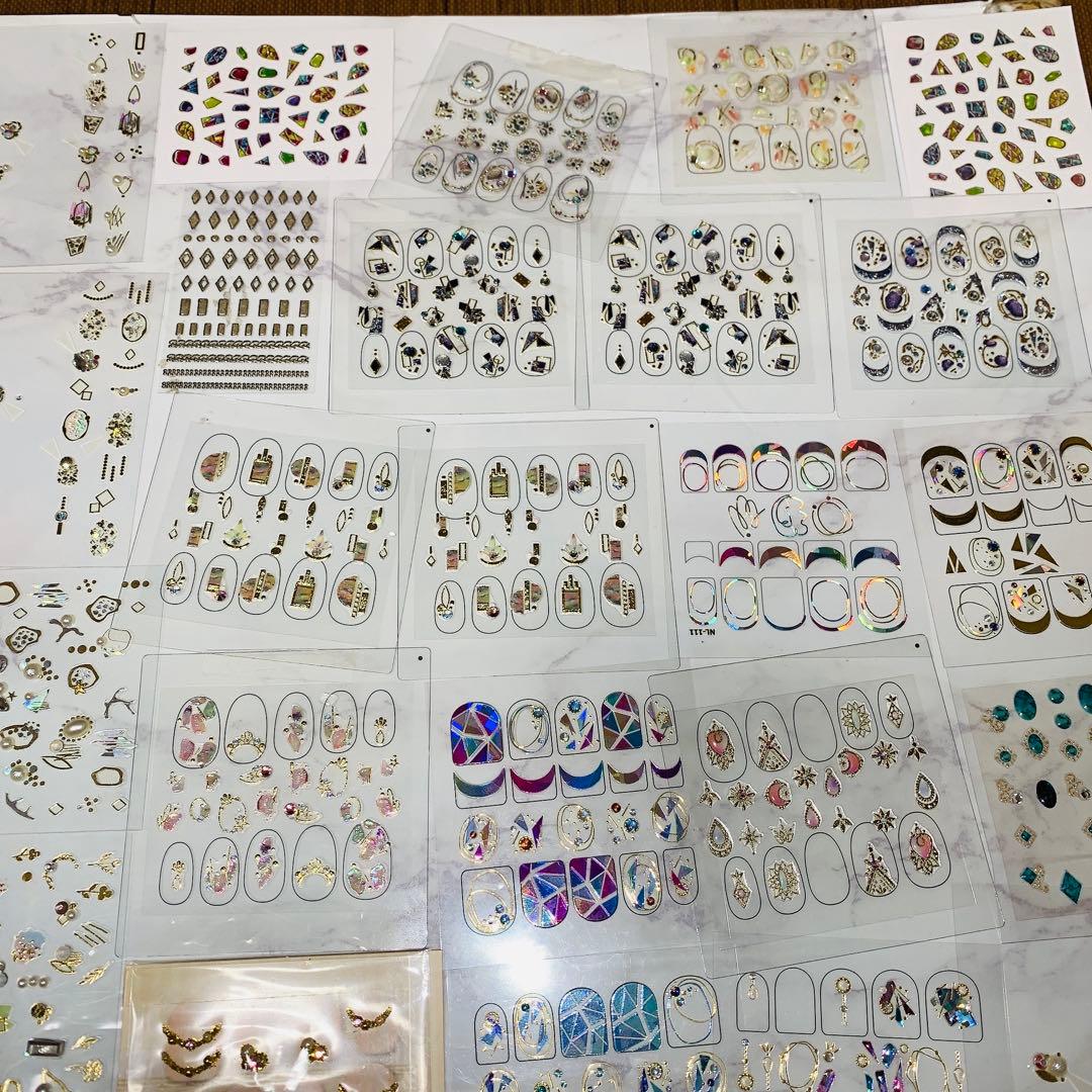 ネイルシール まとめ売り 64枚