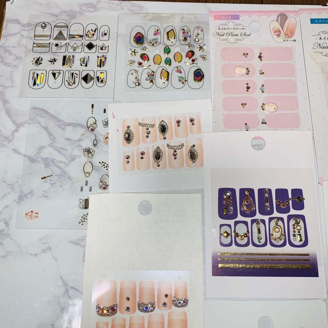 ネイルシール まとめ売り 64枚