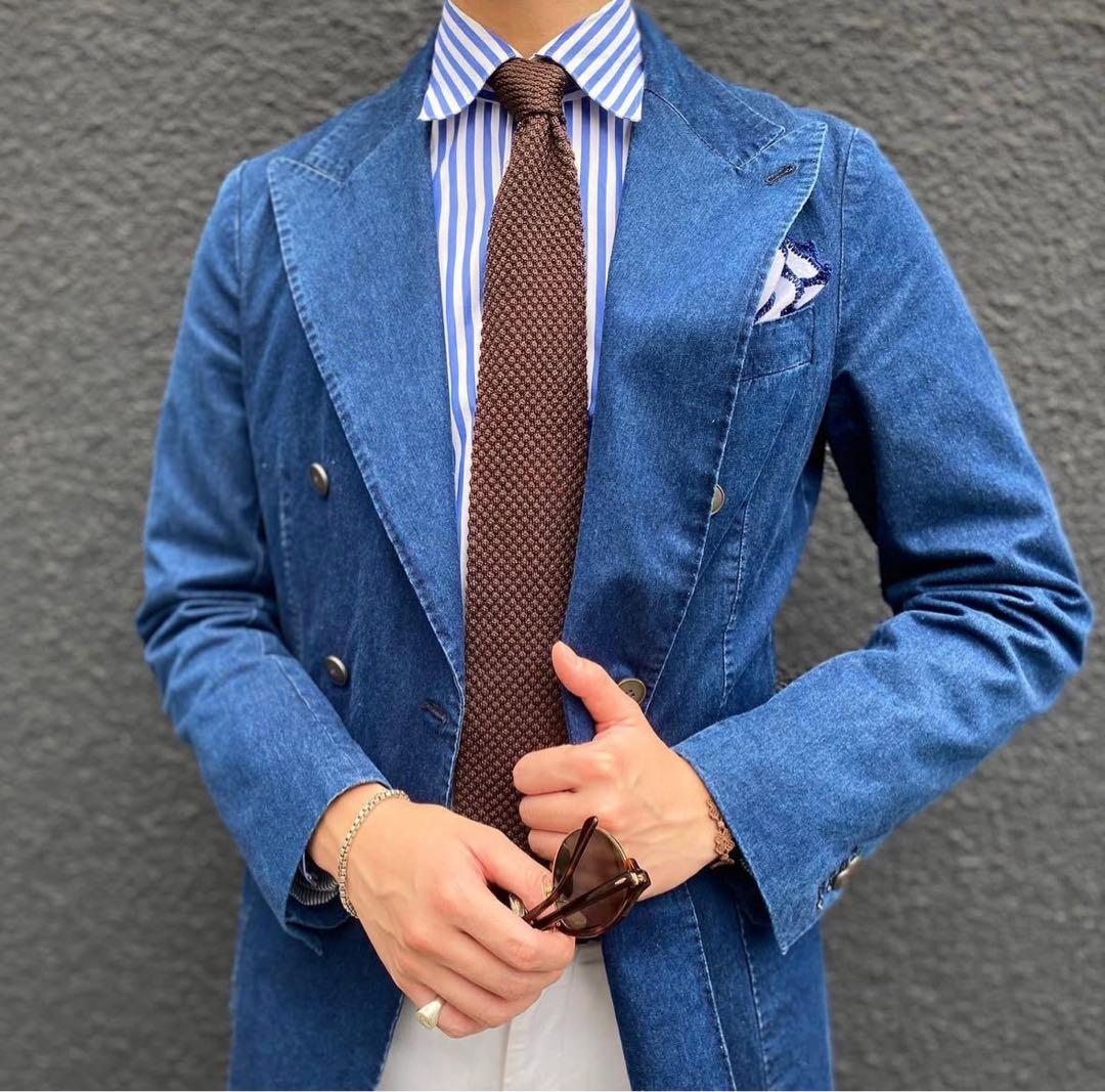 【激レア日本非売品】GUTTERIDGEデニムテーラードジャケット/ハンドメイド