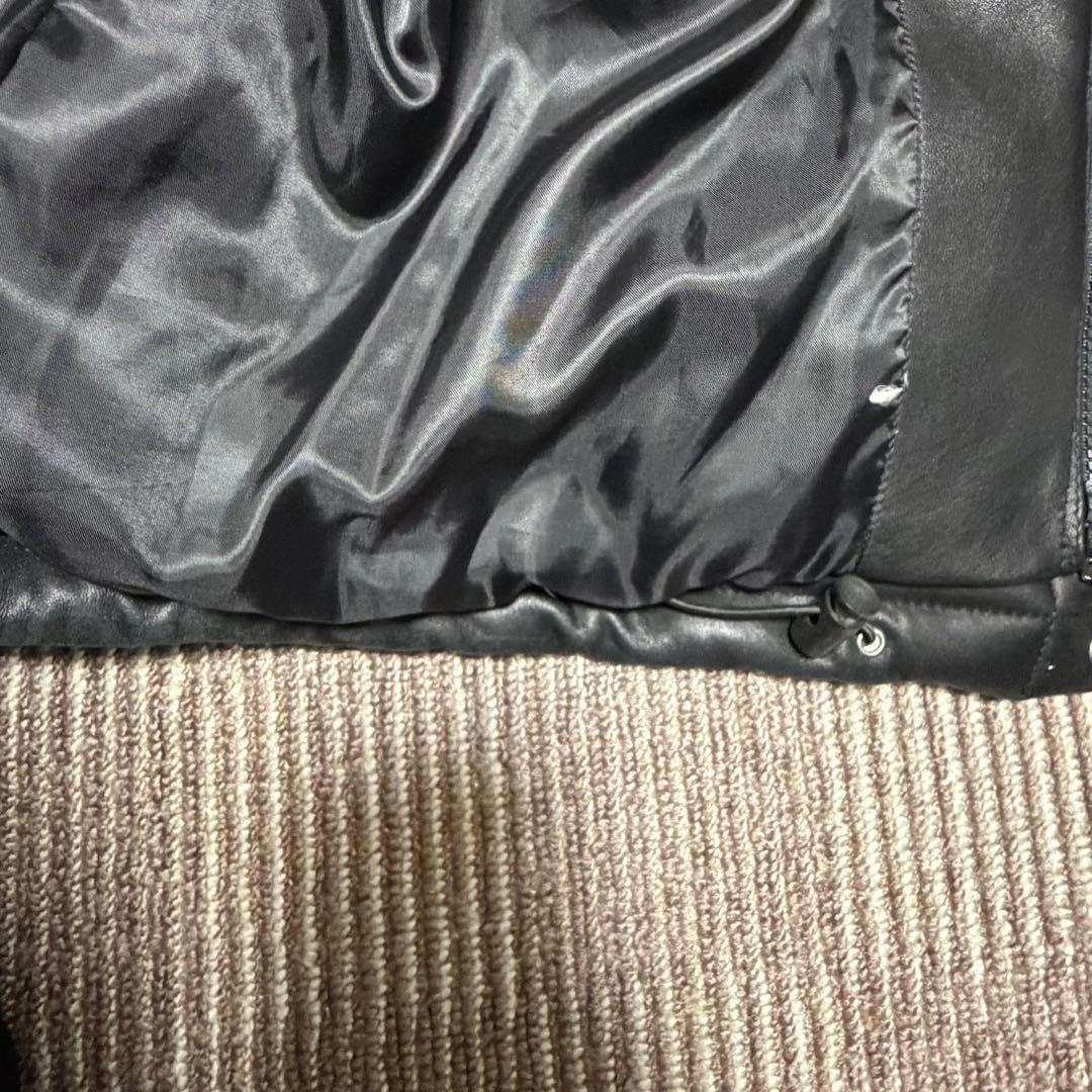 アヴィレックス の本革レザーダウンジャケット