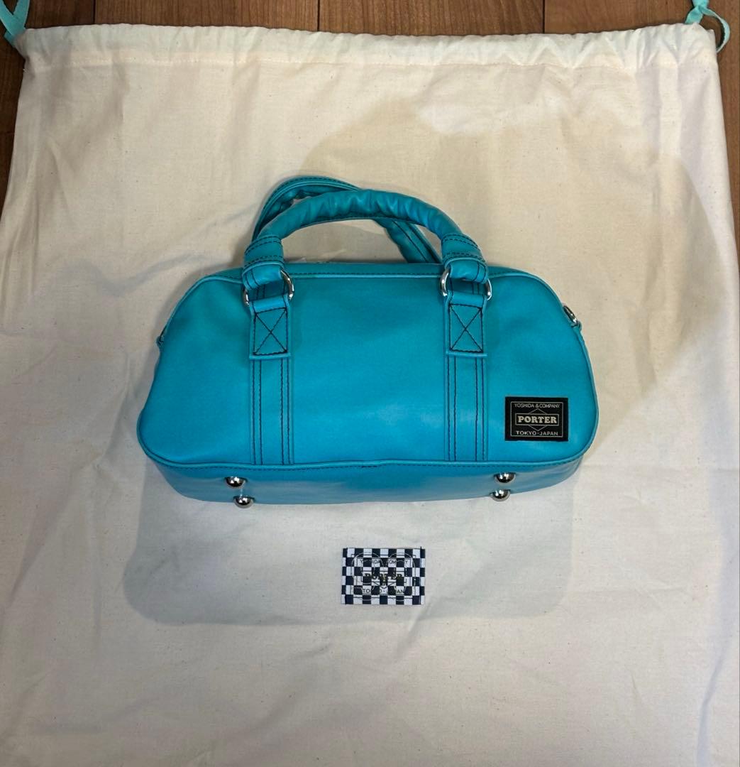 ターコイズ PORTER FREE STYLE Mini Boston Bag