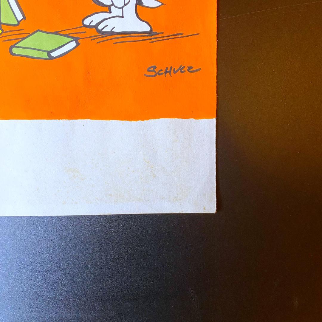 【模写】一点限り！ チャールズ・M・シュルツ サイン入 ドローイング スヌーピー