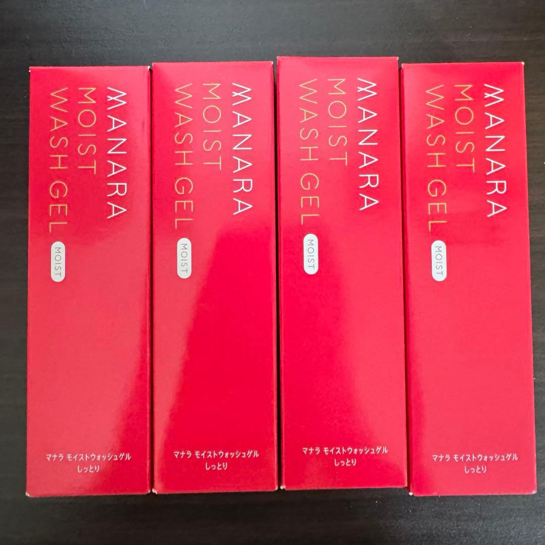 MANARA マナラ　モイストウォッシュジェル　しっとり　120ml 4本