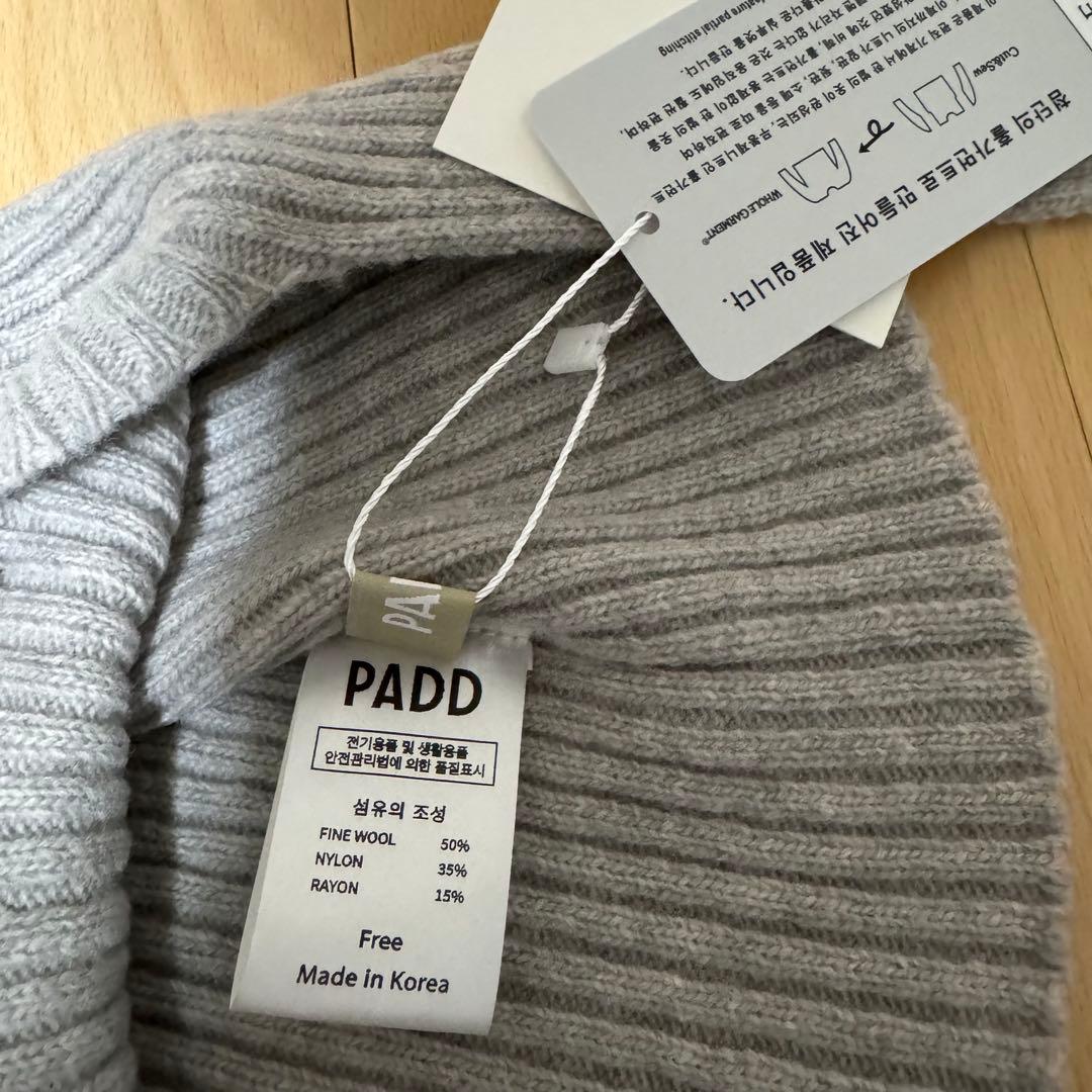 G-DRAGON着用　PADD クモベスト・スティッチバラクラバ　2点セット