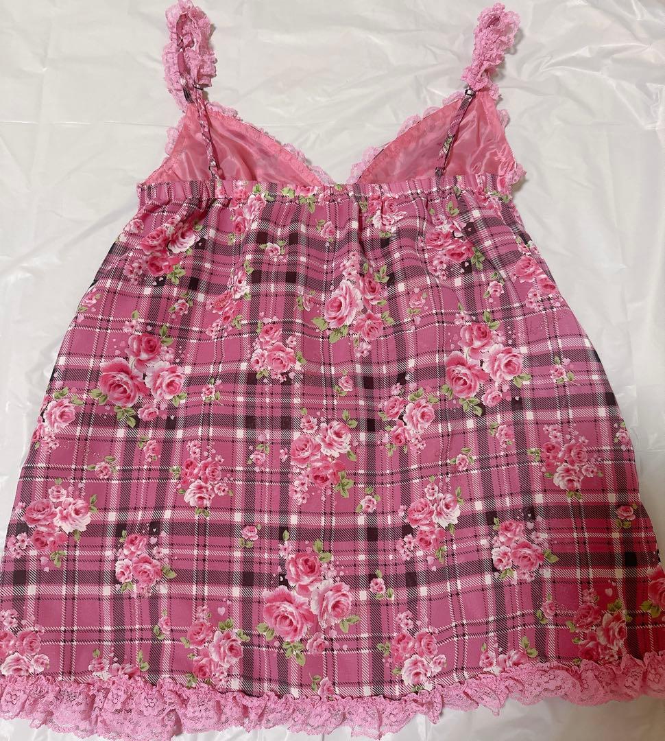 MA＊RS チェック薔薇柄 キャミソール♡激レア