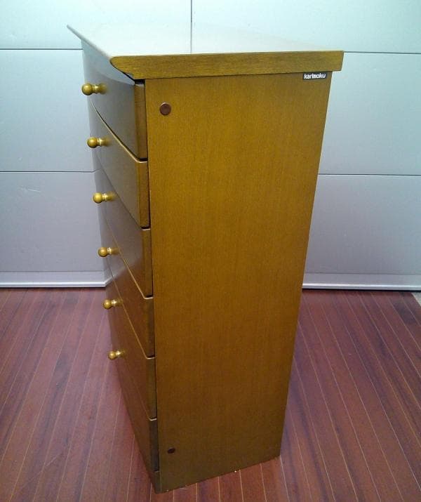 カリモク 6段チェスト