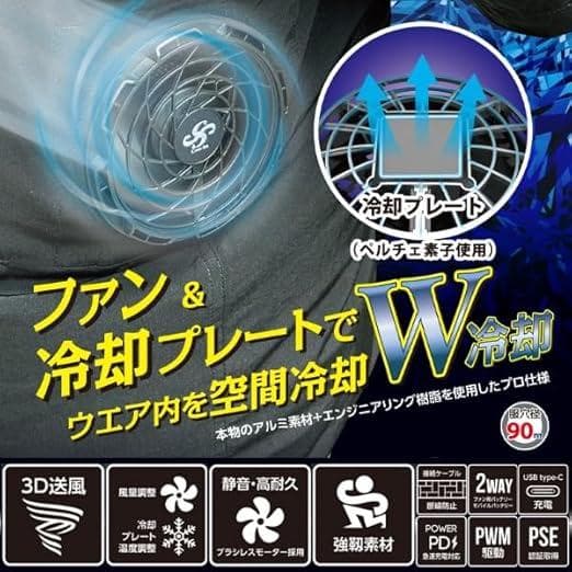 CROSS-FAN EX SKT-CS50 空調服 ペルチェ 冷却プレート