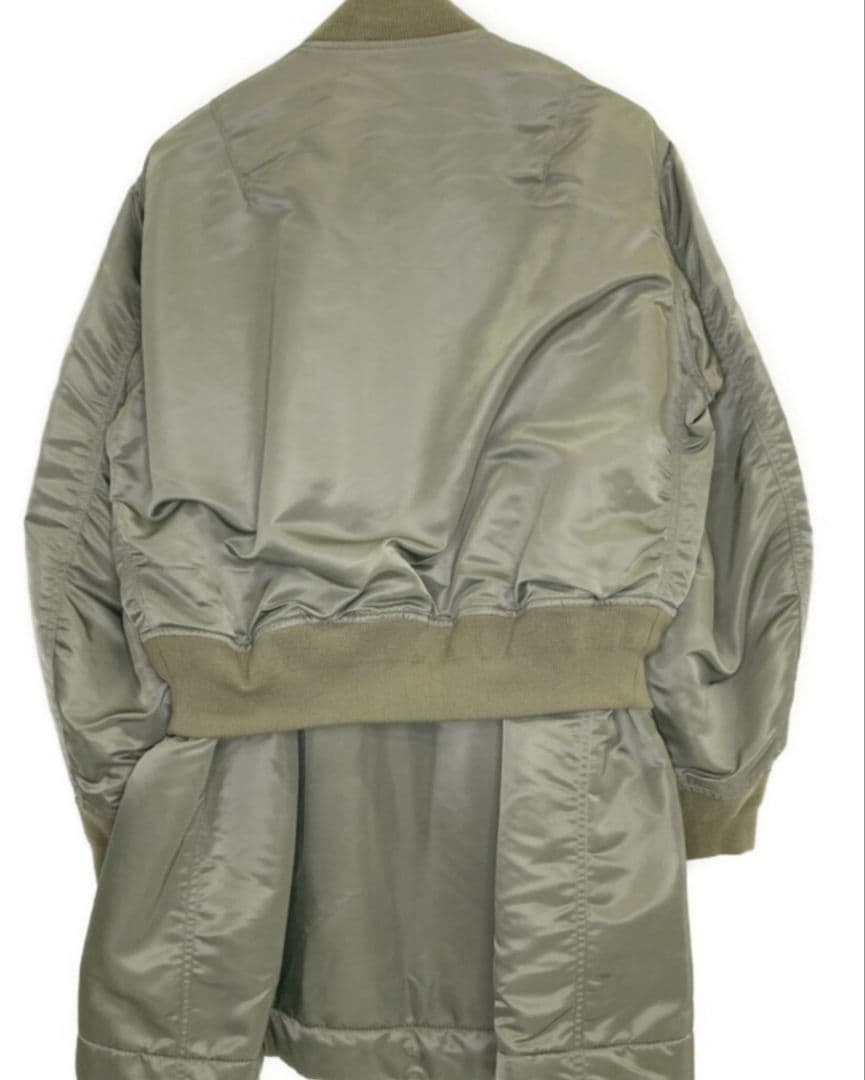 sacai サカイ MA-1 Nylon Twill Coat