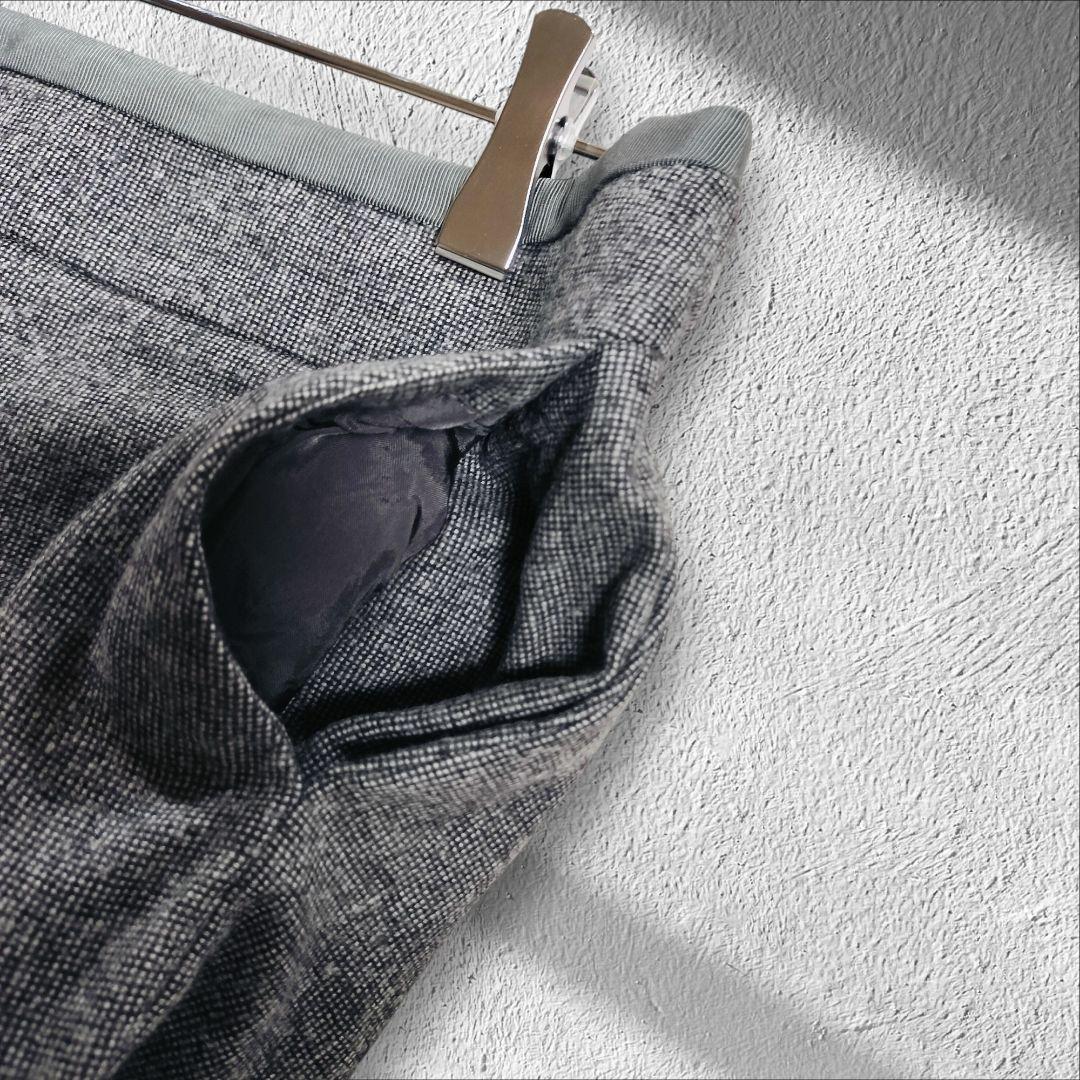 Aquascutum ロロピアーナ セットアップ スーツ グレー ウール シルク