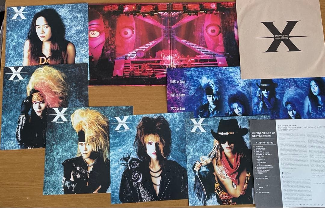 X LD & パンフレット希少★ X JAPAN hide YOSHIKI 無敵