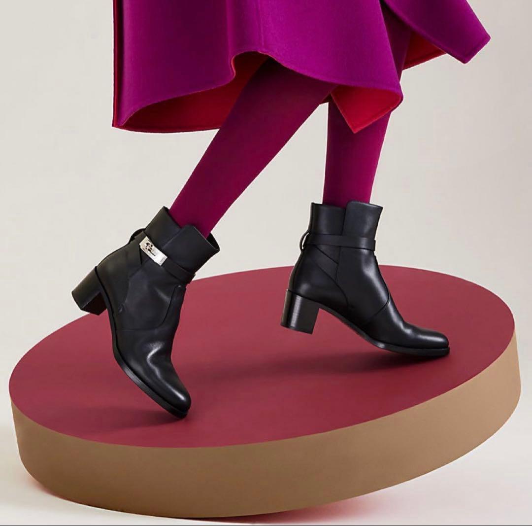 新品　エルメス　フレンチー50 ショートブーツ　Frenchie50