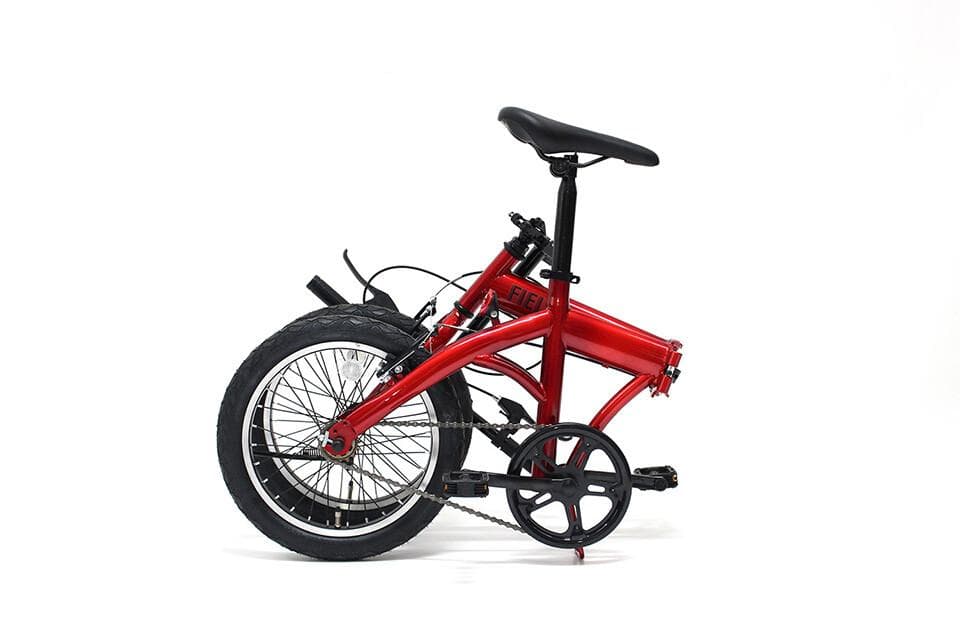 ★新品★FIELD CHAMP　16インチ　折りたたみ自転車　赤　(ロック付)