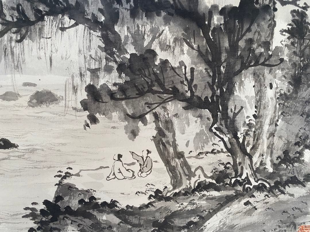 楊増棠　近代中国 掛軸 絵画　台湾画家　中国画 中国美術