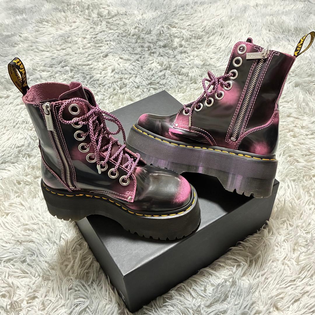 【美品】Dr. Martens JADON MAX 8 厚底 本革UK3