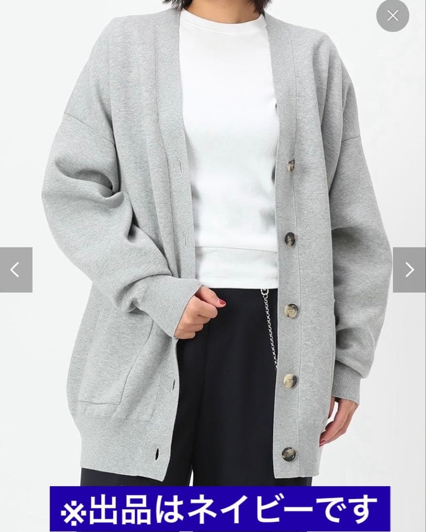 EVERYDAY I LIKE コットンカシミヤカーディガン