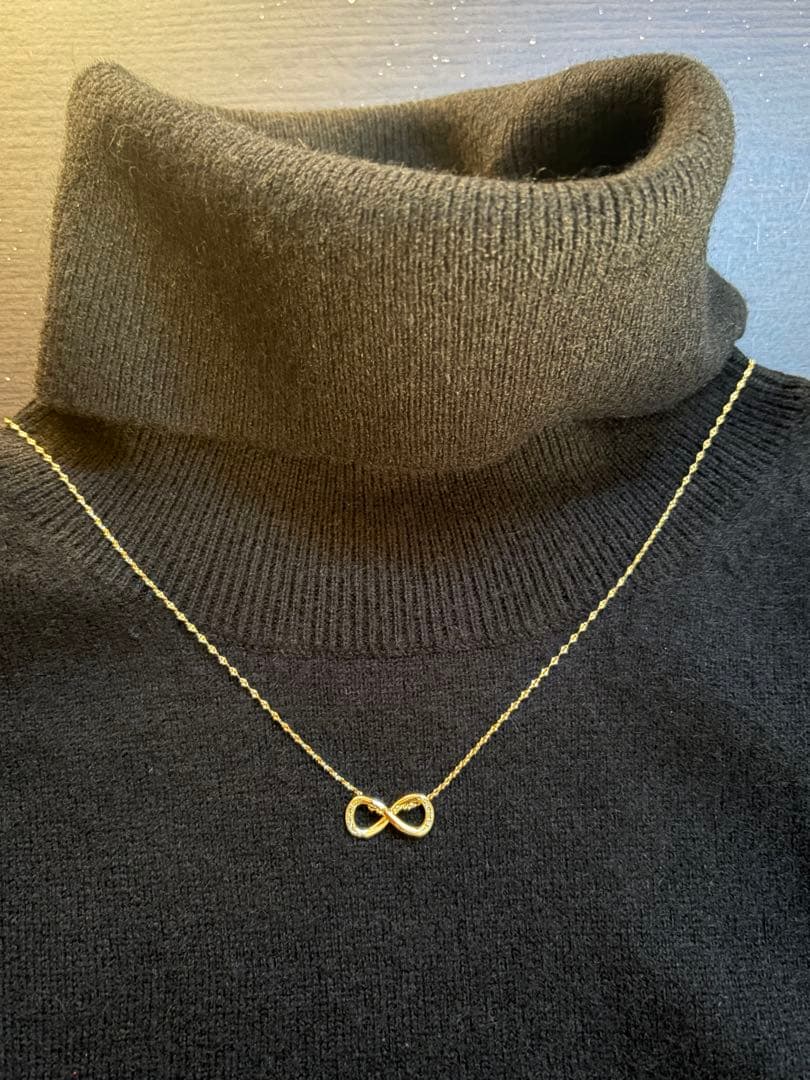 K18 ダイヤ0.03ctインフィニティ♾️ペントプ