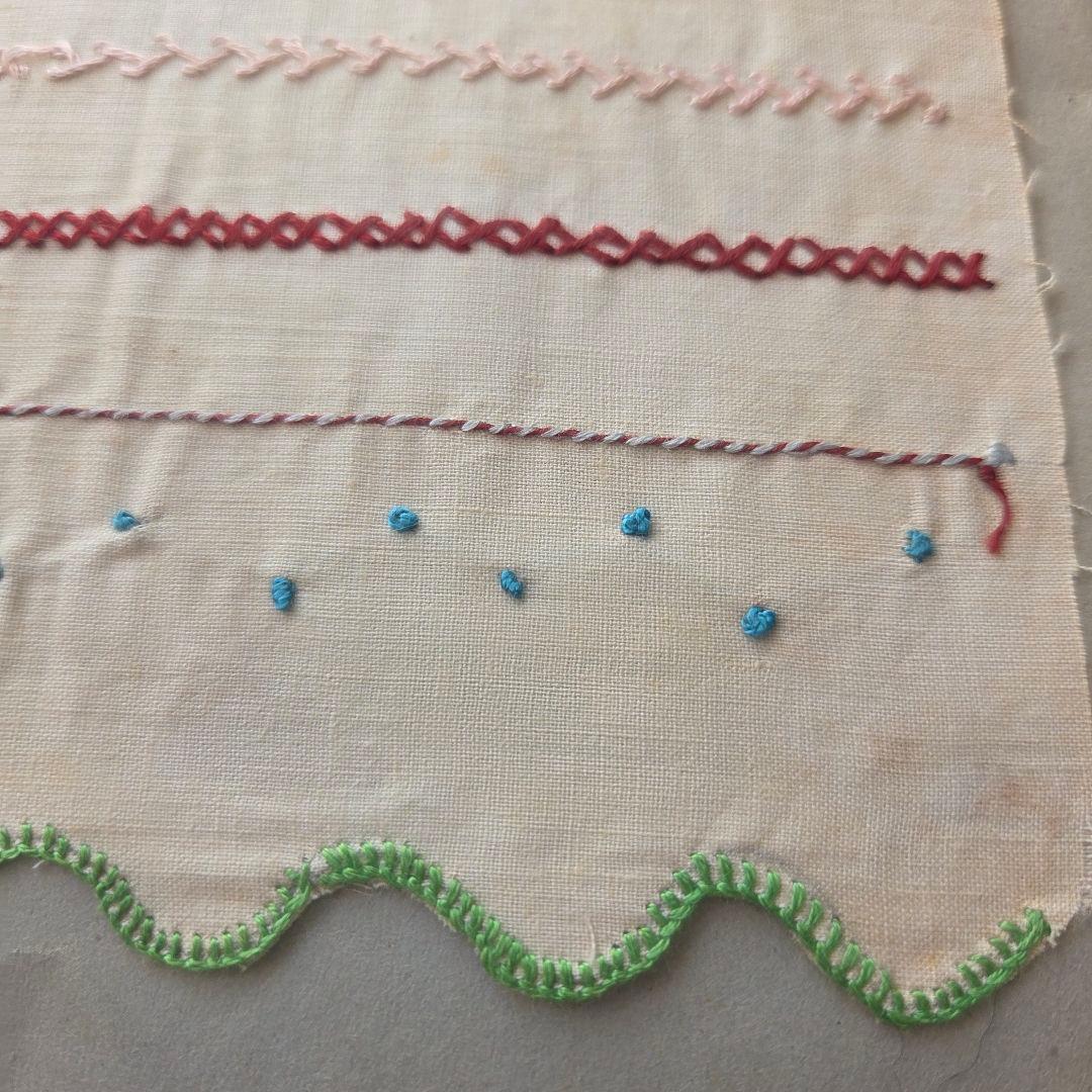 フランス　アンティーク　サンプラー