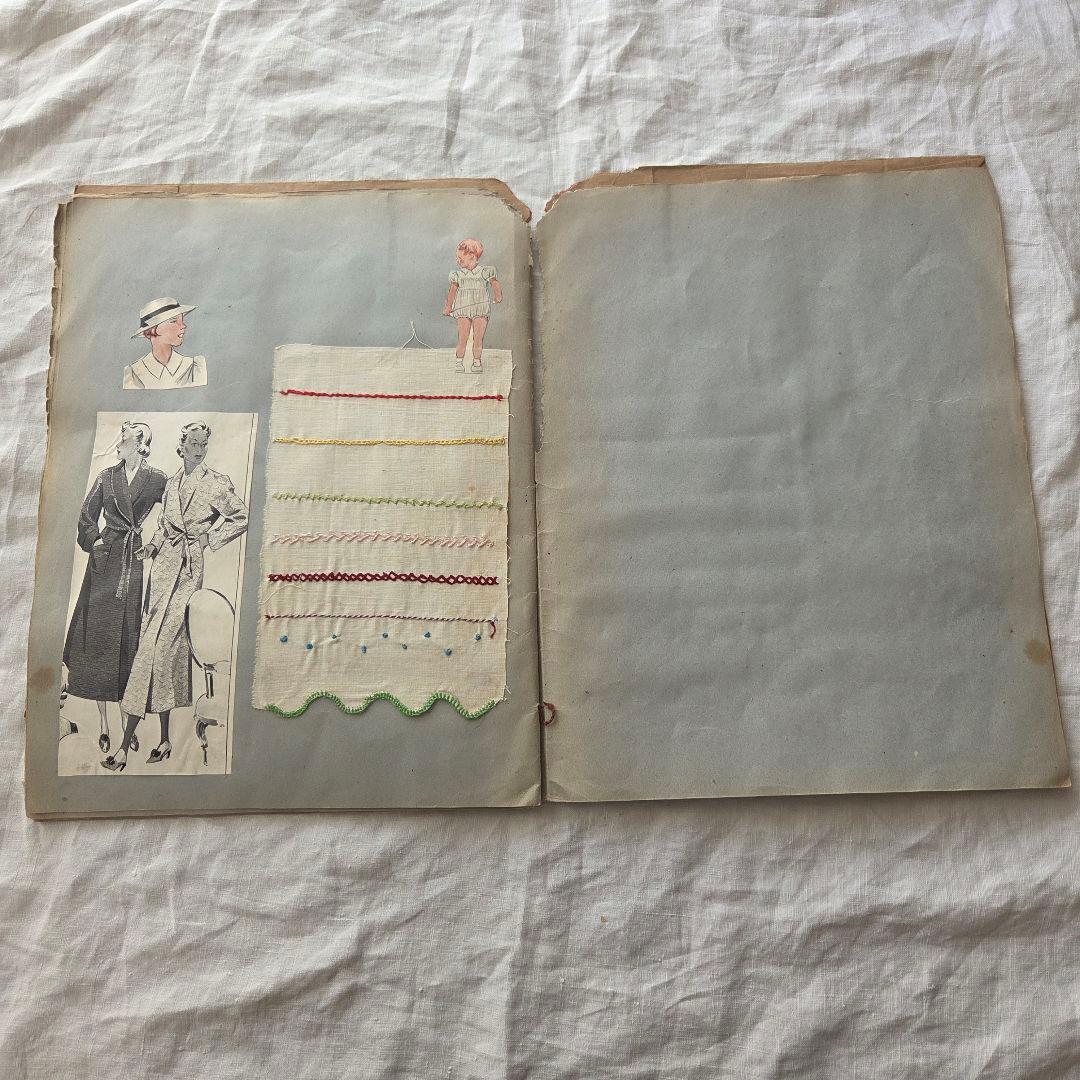 フランス　アンティーク　サンプラー