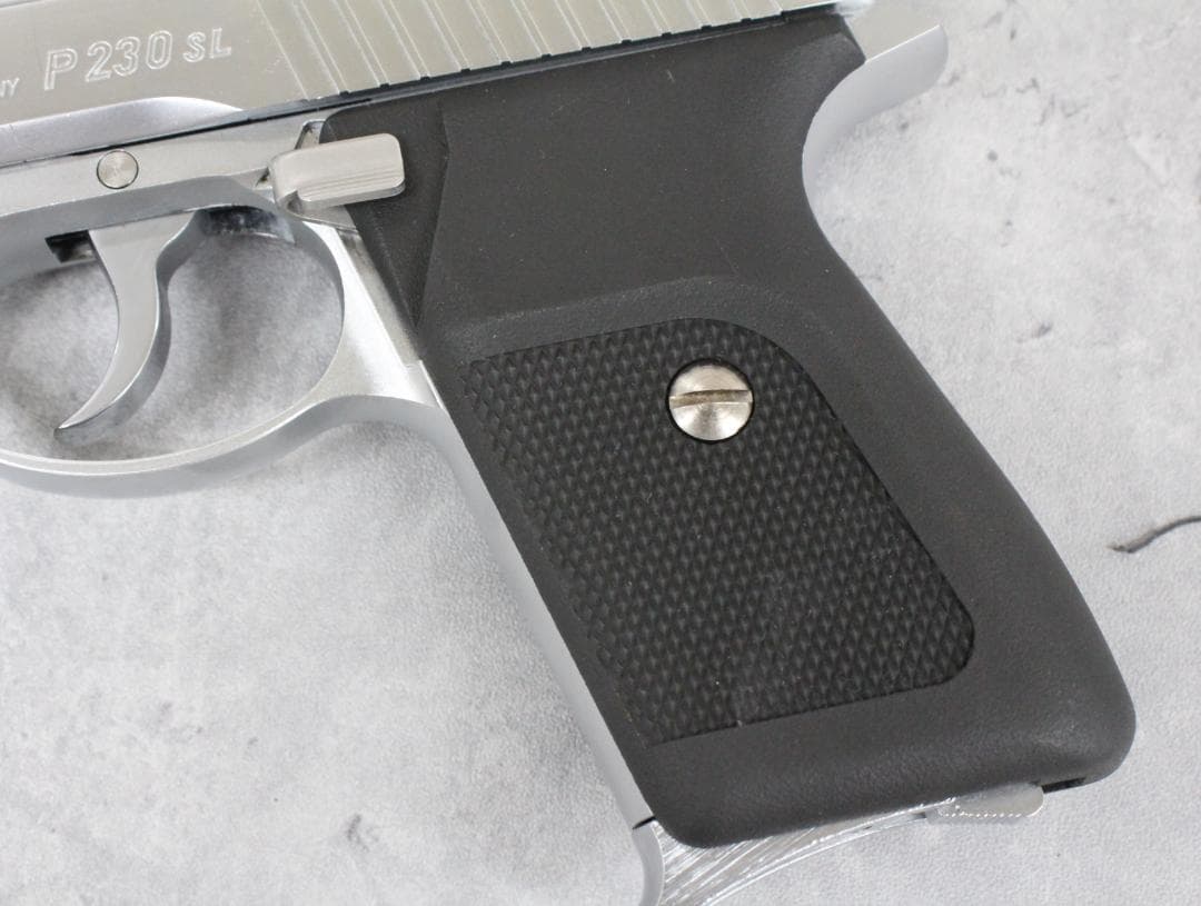 ▲KSC SIG SAUER P230SL シルバー ガスブローバック JASG