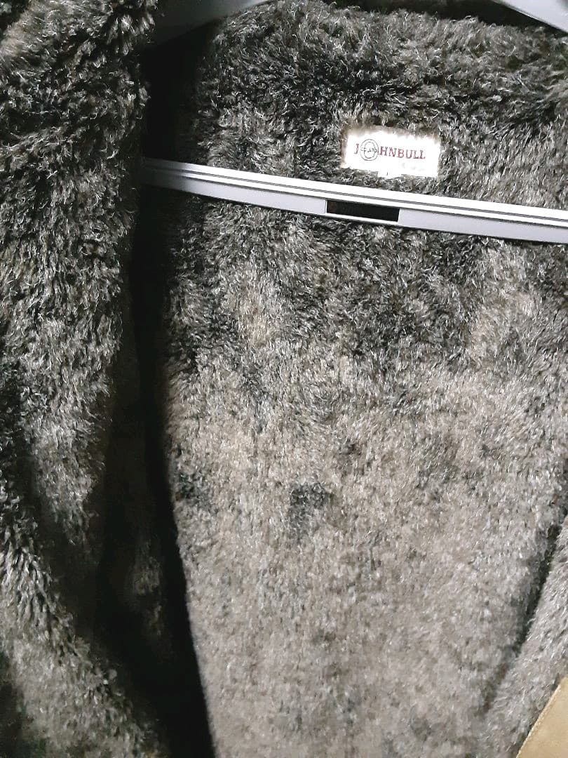 Johnbull モッズコート ボア アースカラー カーキ