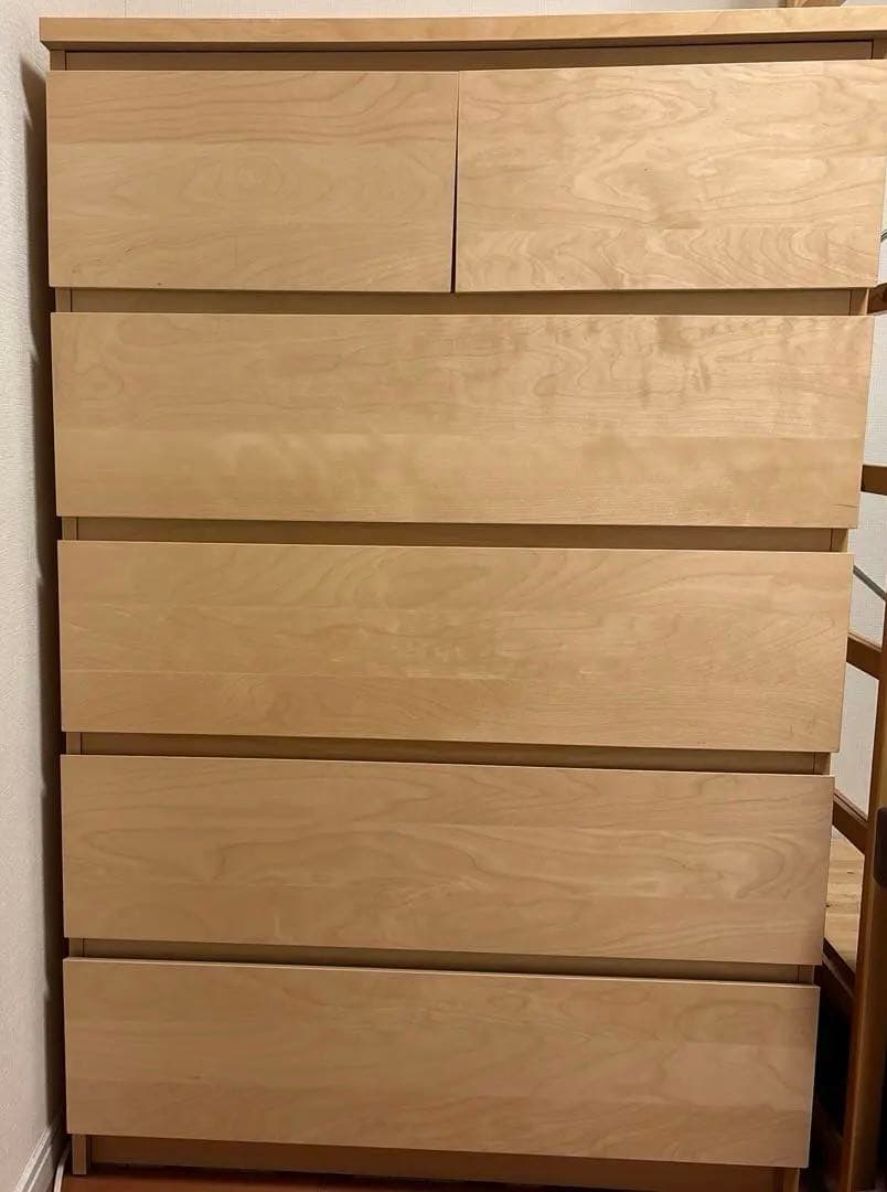 【期間限定出品】 IKEAイケアMALM マルム チェスト 引き出し