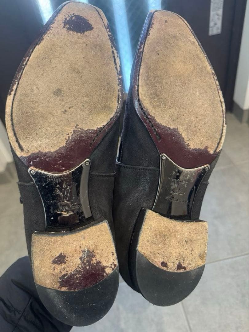 即日発送　LOUIS VUITTON ブラック ドレスシューズ 26.5