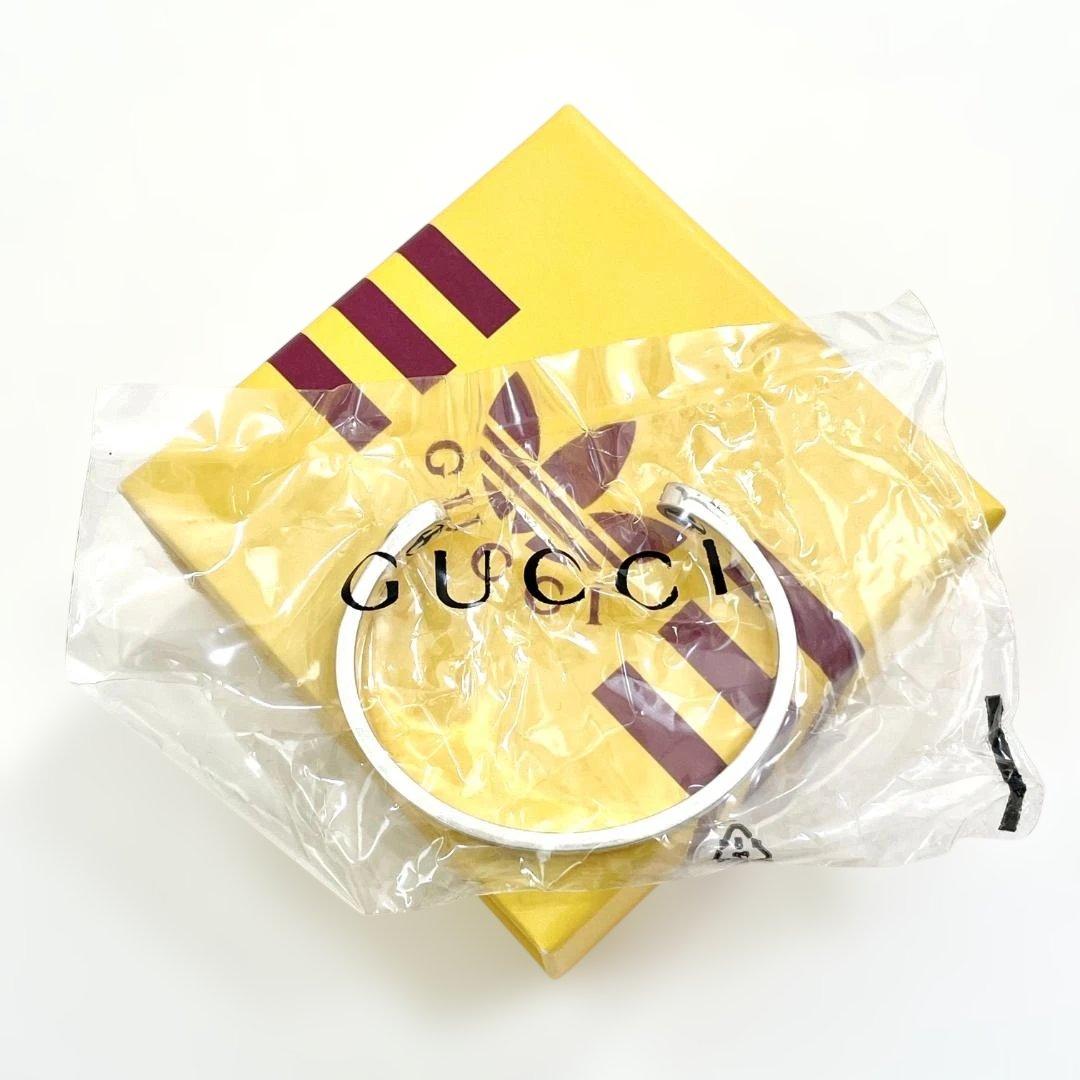 アディダス グッチ コラボ ブレスレット バングル アクセサリー シルバー 04