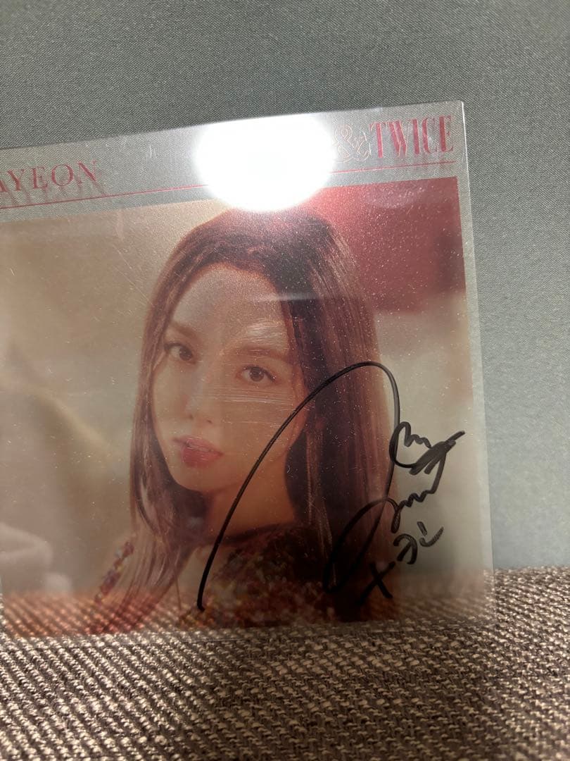 早い者勝ち！twitch ナヨン　直筆サイン