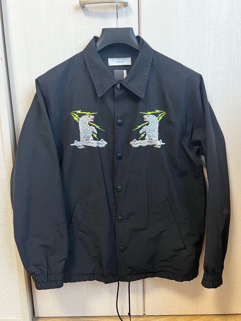 facetasm ALASKA刺繍ナイロンジャケット　サイズ 3