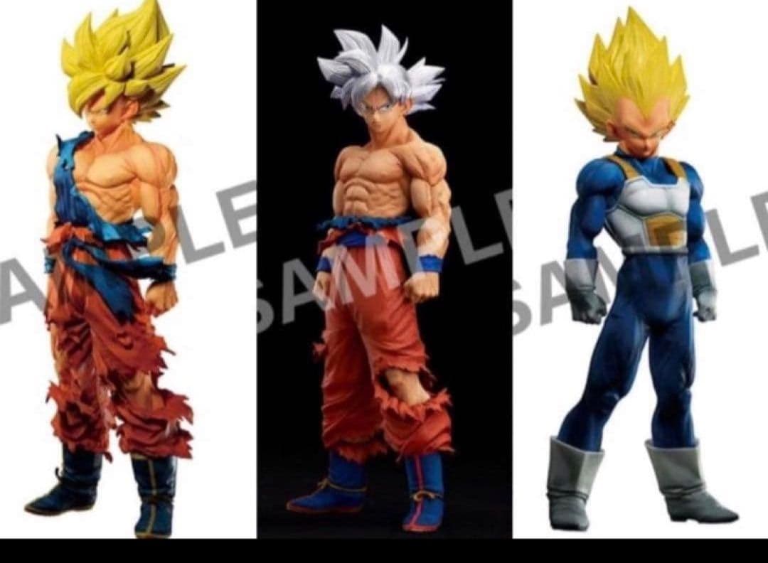 ドラゴンボール ゲンキダマツリ SMSP 3種 未開封　孫悟空　ベジータ　身勝手