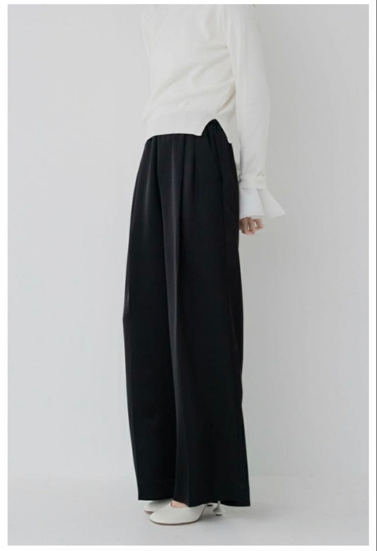 【新品未使用】メゾンドドルチェ luxs pants BLACK