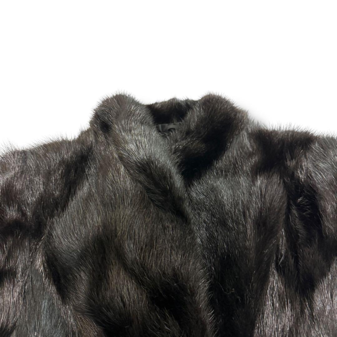 サガミンク 2005 毛皮 リアルファーコート グラマミンク 逆毛