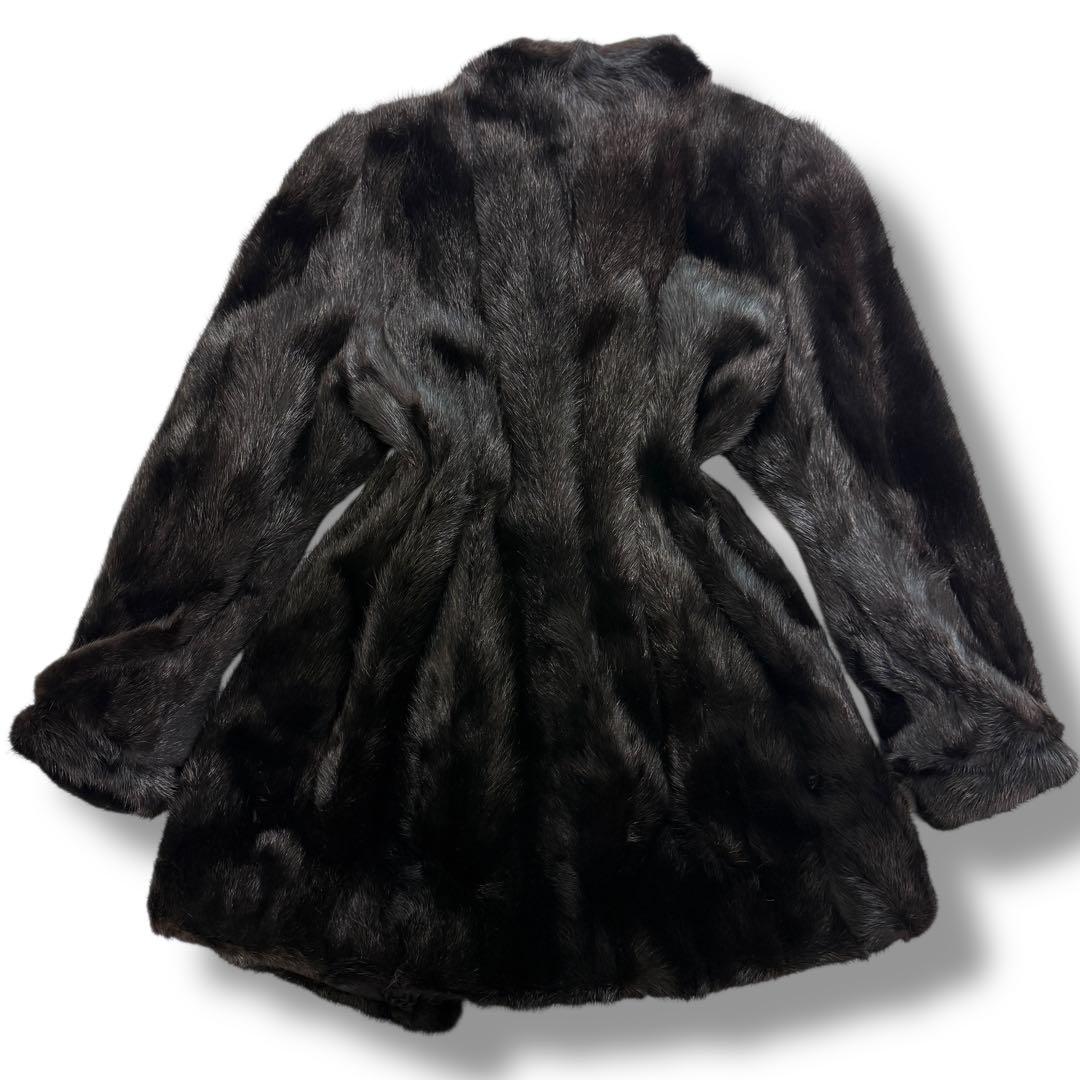 サガミンク 2005 毛皮 リアルファーコート グラマミンク 逆毛