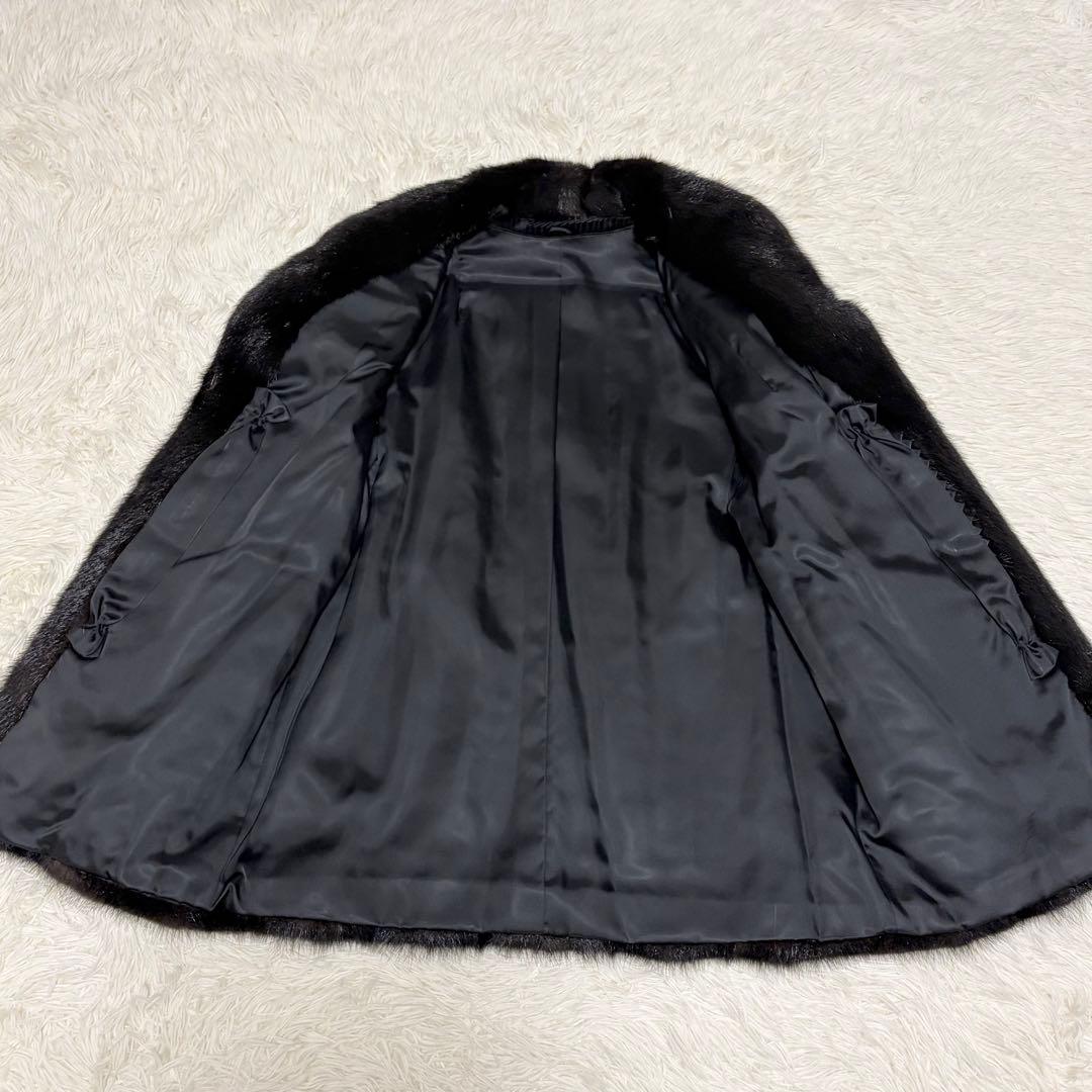 ミンク　リアルファー　コート　11号　茶　まとめ　L サファイア　ムーンバット