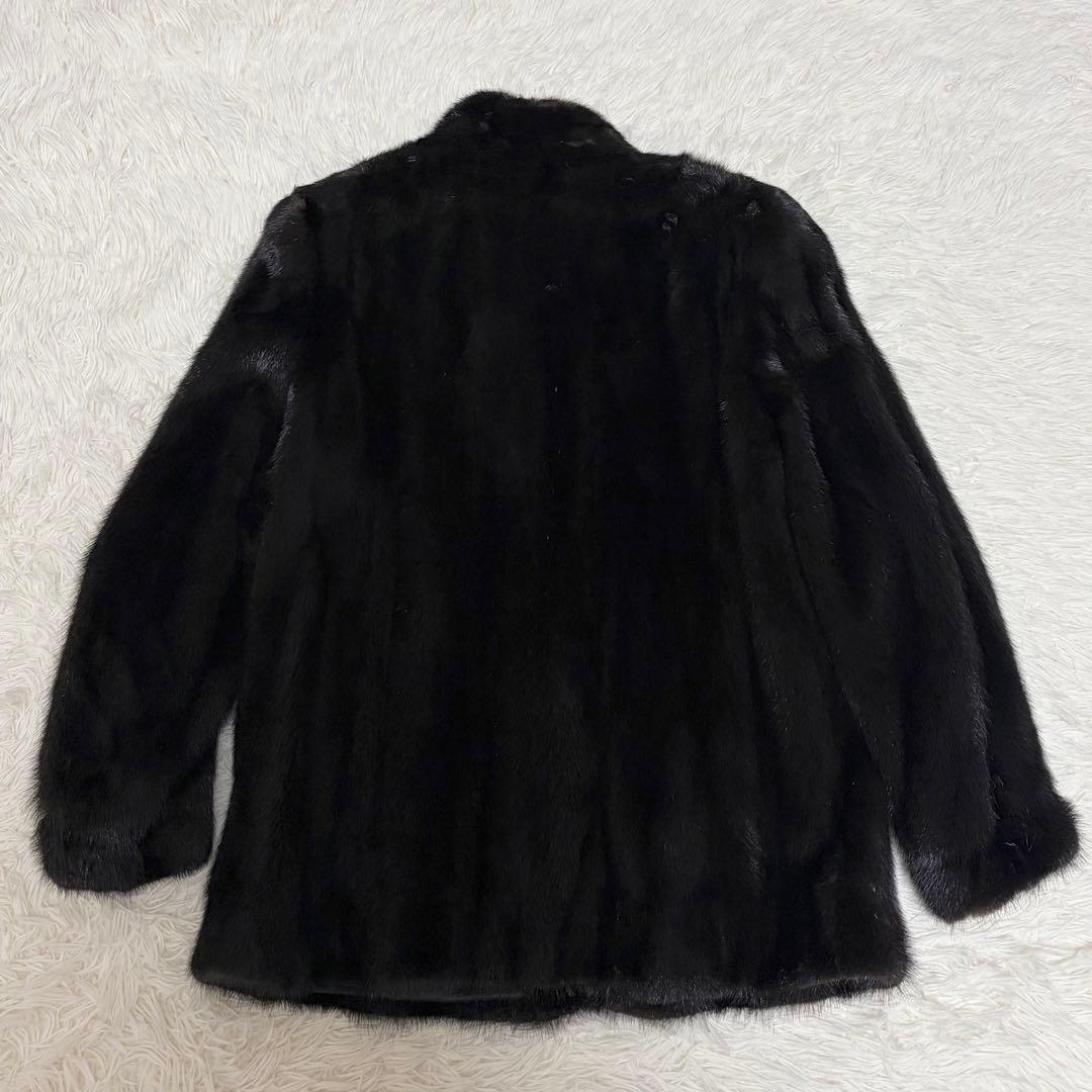 ミンク　リアルファー　コート　11号　茶　まとめ　L サファイア　ムーンバット