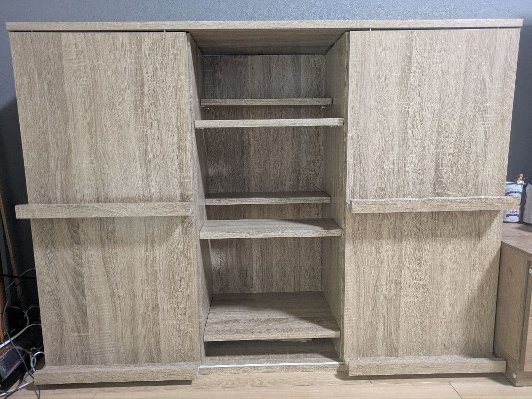 【LOWYA】 ロータイプ シェルフ[幅約120]