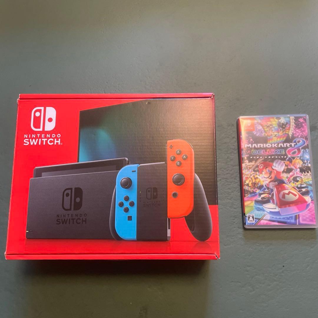 Nintendo Switch 本体 赤/青 マリオカート8 準新品