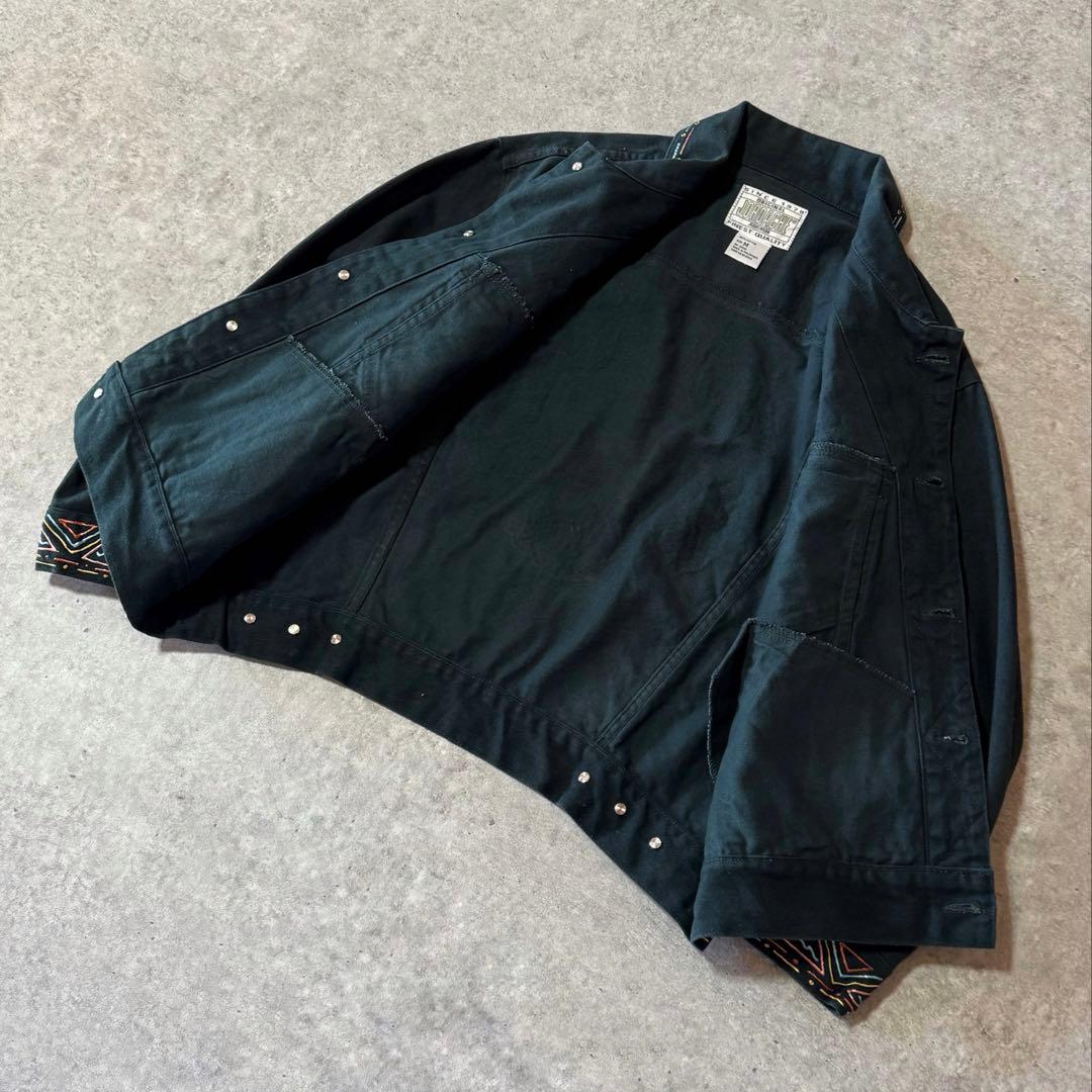 80s 90s ヴィンテージ デニムジャケット JORDACHE 短丈 ブラック