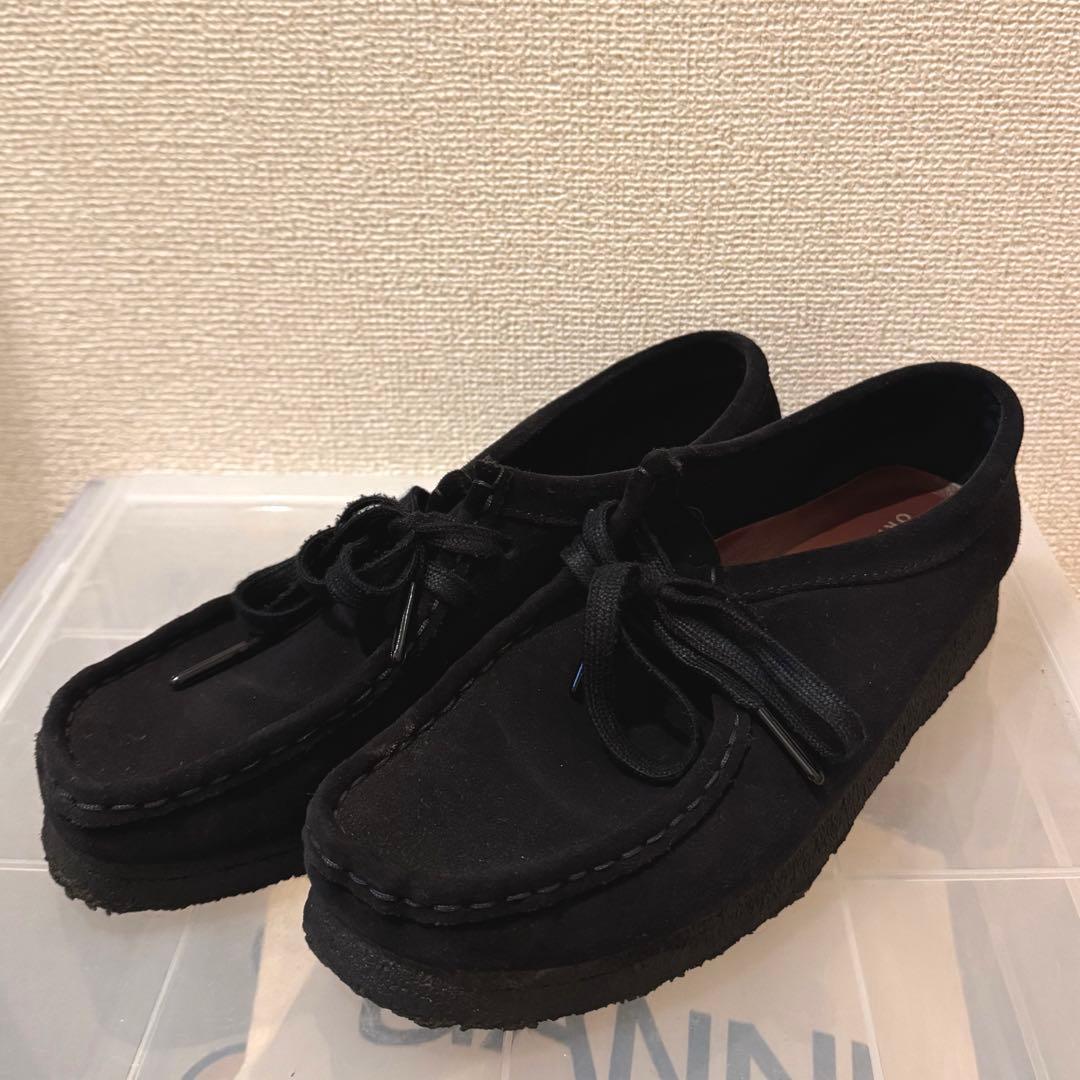 CLARKS ORIGINALS Wallabee ブラック 24cm