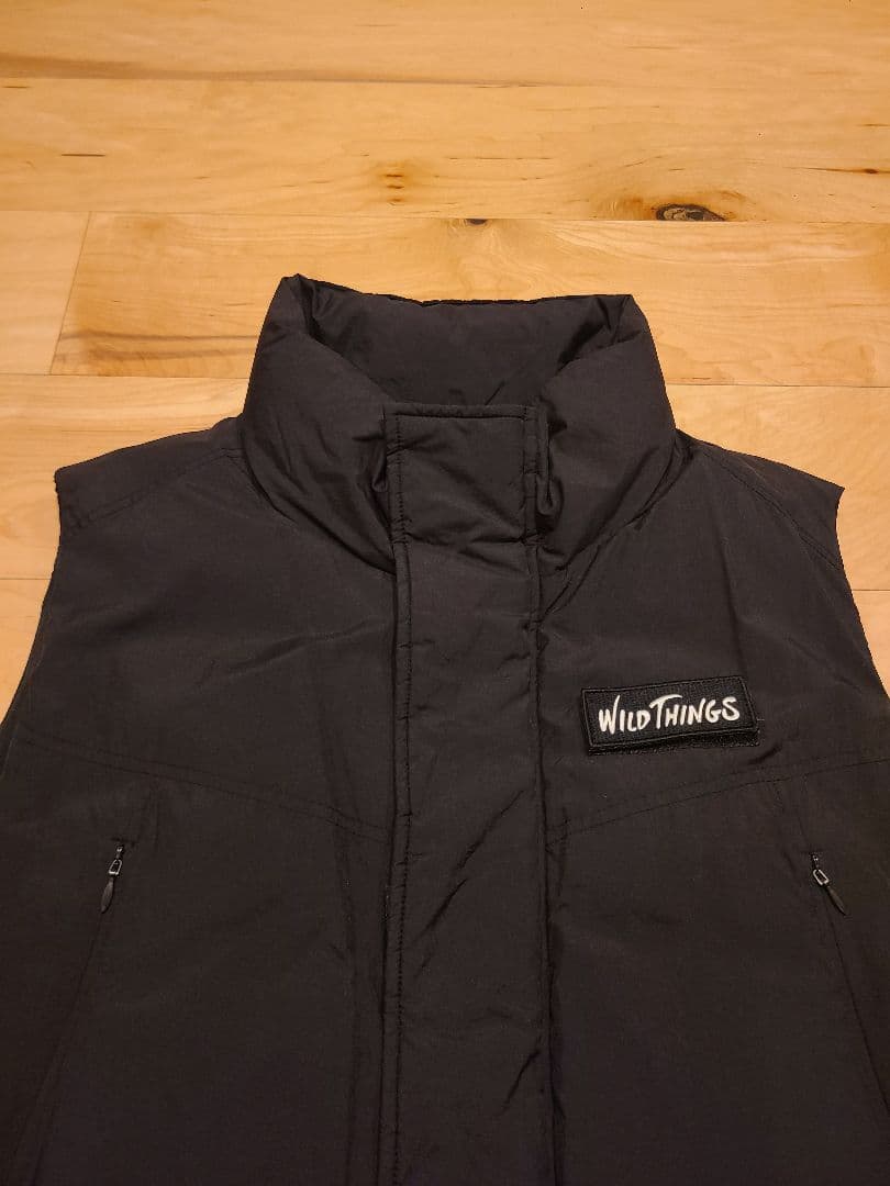 WILD THINGS モンスター ダウンベスト ブラック Mサイズ