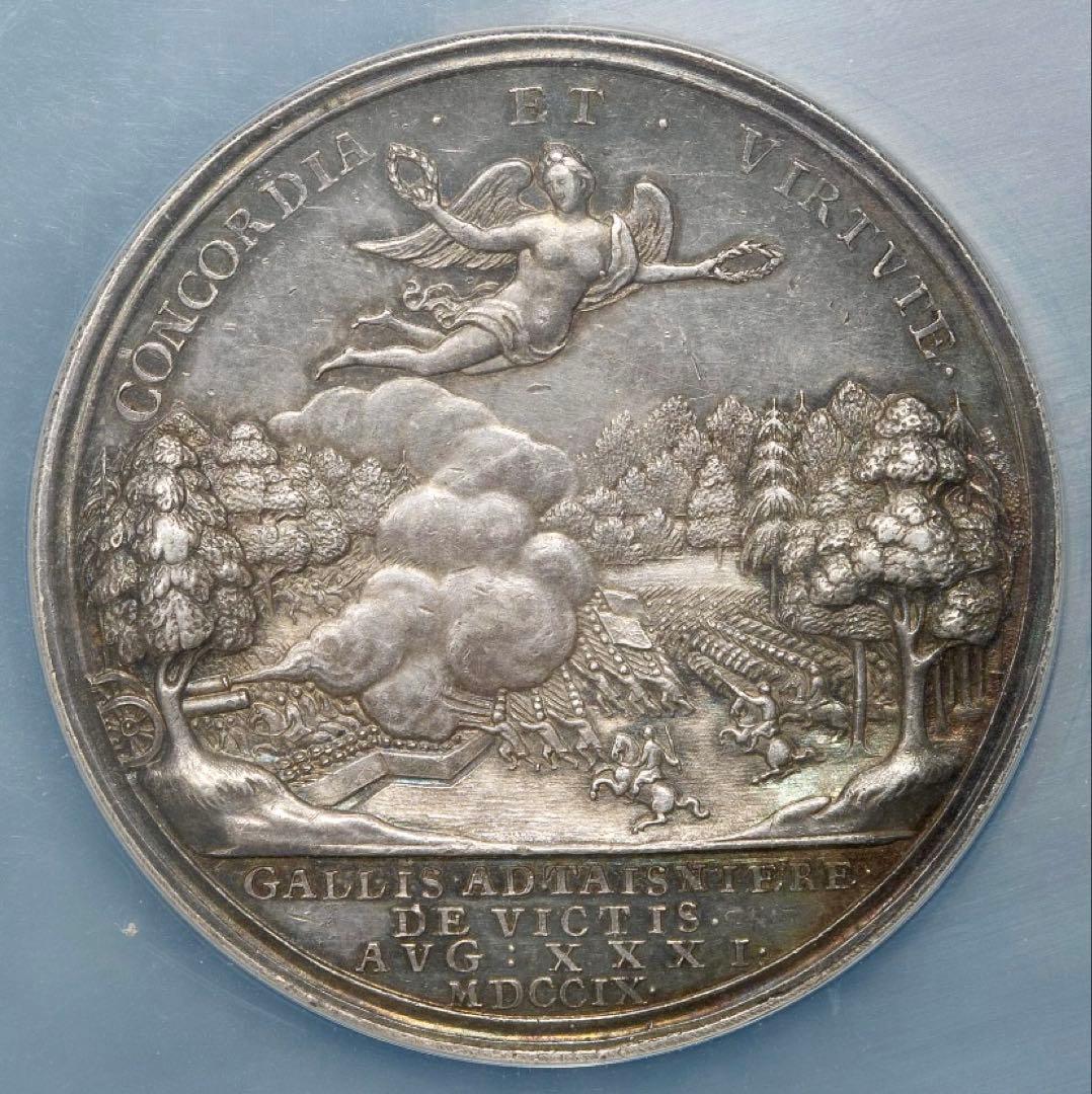 値下しました❗️アン女王　マルプラケの戦い　トーン！　シルバーメダル特大スラブ