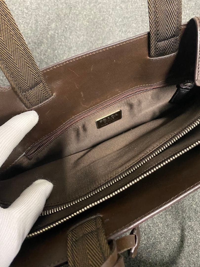 【本革】PRADA トートバッグ　ビジネスバッグ