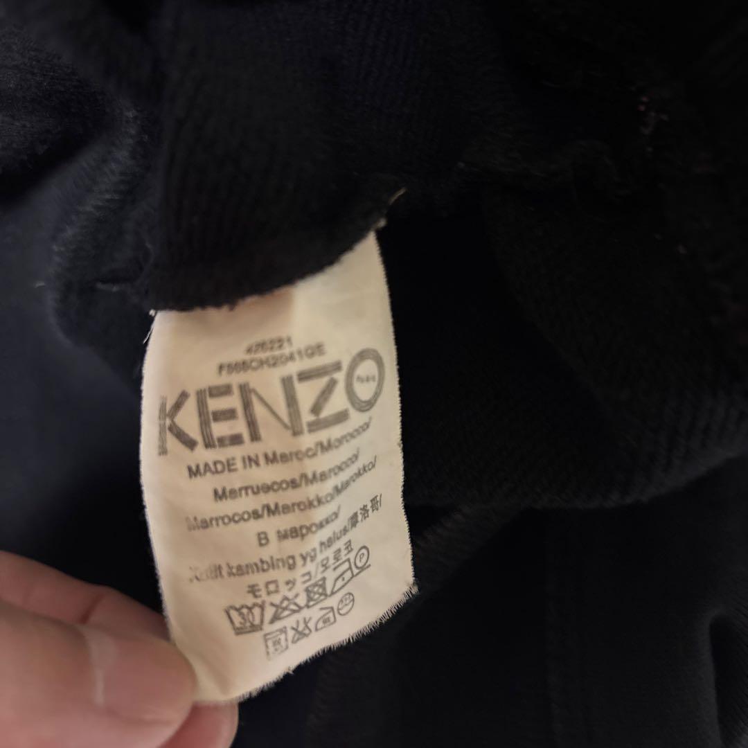 KENZO トラ刺繍 ブラック スウェット M