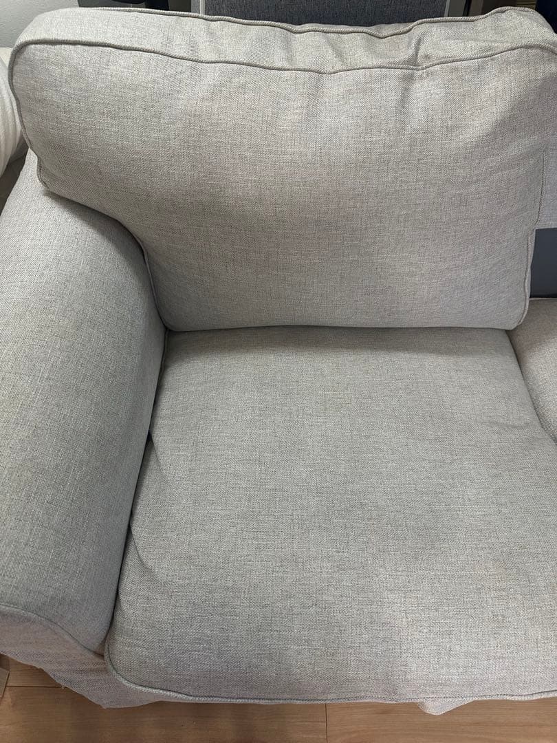 IKEA エークトルプ2人掛けソファ　キランダライトベージュ