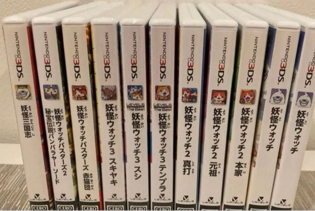 3DS 妖怪ウォッチ　11点（新品3点と中古8点）