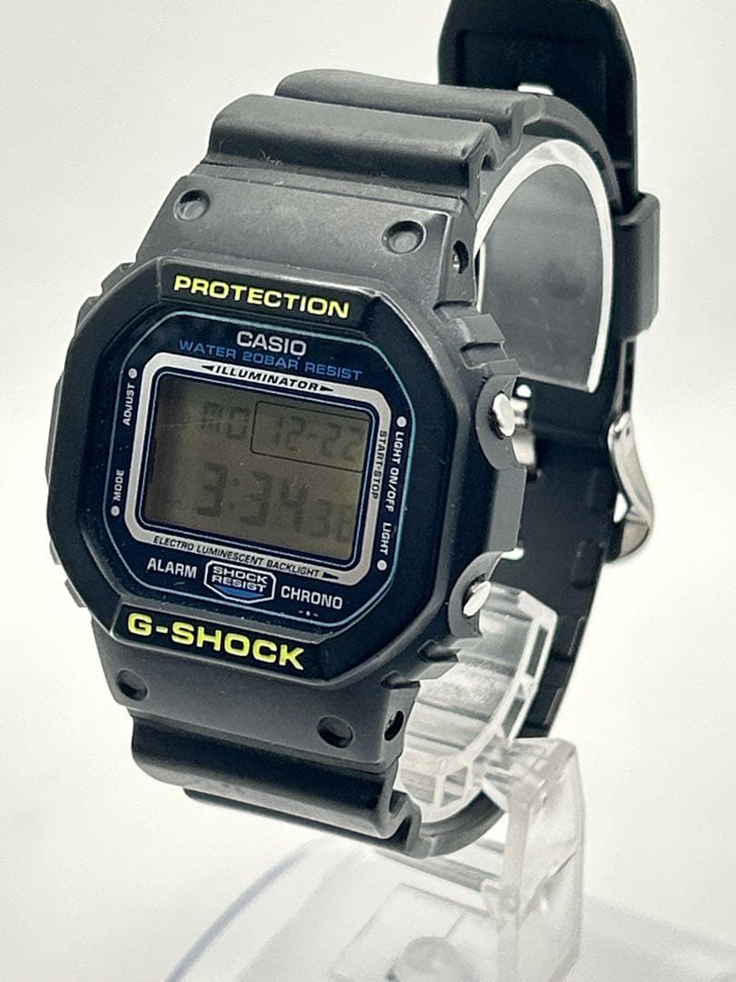 CASIO G-SHOCK DW-5000 メンズ　時計　黒　watch