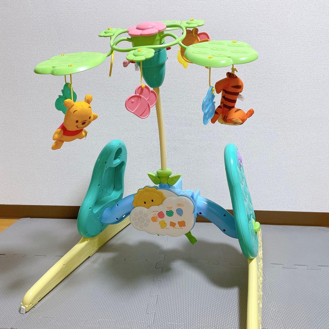 未使用級✨️ タカラトミー　くまのプーさん　6wayジムにへんしんメリー　ベビー